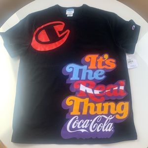 Champion X Coca Cola t-shirt — size Large
